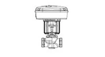 Schneider Electric VU-7213-660-4-02 Globe Valve Assembly 24V AC/DC 1/2 in