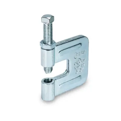 Everflow CLCM-GE38 3/8 C-Clamp Malleable Iron Electro Galvanized