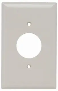 Legrand SPJ7-LA Pass & Seymour Junior Jumbo Wallplate 1 Gang Light Almond