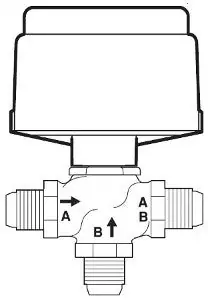 Schneider Electric VK-7312-201-4-04 Valve Actuator Assembly 5/8 in