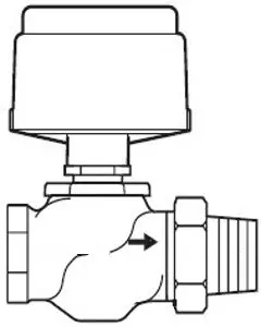 Schneider Electric VK-7251-201-4-06 valve actuator assembly 3/4 in replacement VK-7251-201-4-06