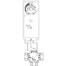Schneider Electric VS-7313-547-4-08 Valve Assembly 1 in 3W Mix NPT