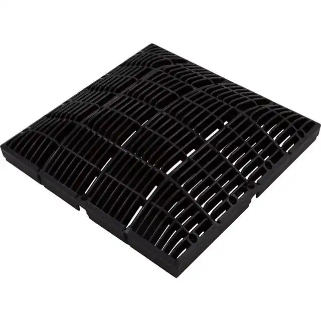 Waterway Plastics 642-4721V Main Drain Grate 12x12 Black