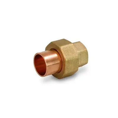 Everflow CCCU0058-NL 5/8 NOM 3/4 OD Cast Brass Copper Union C X C Lead Free