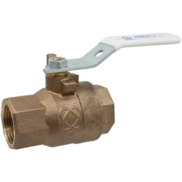 NIBCO NL95HXA T-585-66-LF 1 in. DZR Silicon Bronze Full Port NPT 600# Ball Valve