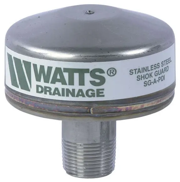 Watts 8145636 1, MPT, Stainless Steel, Water Hammer Arrestor