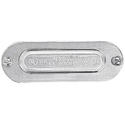 ABB SCV-2 RED STAMPED COVER FOR 3/4
