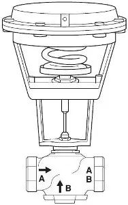 Schneider Electric VK-7283-613-4-10 Valve Actuator Assembly 2-Way 1-1/2 in