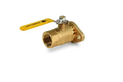 Everflow 505T012 1/2 F/P IPS Flange Ball Valve Less Purge With Nuts & Bolts UPC/NSF61-9 600WOG *Pair Of 2*