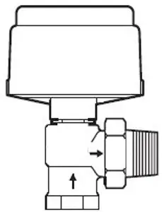 Schneider Electric VK-7251-201-3-04 Valve Actuator Assembly 2-Way Globe