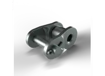 HKK Chain HKKRC100CHL1 Roller Offset Link ANSI 100 Single Strand Cottered Carbon Steel