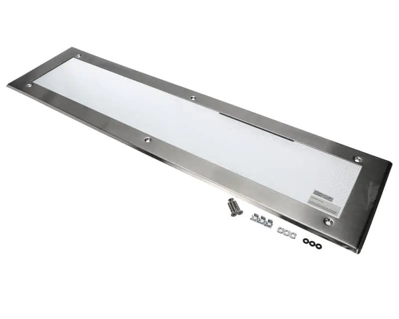 CaptiveAire L82-Y002 Lens and Metal Frame Cover for 3 Foot LED / Fluorescent Light Fixture