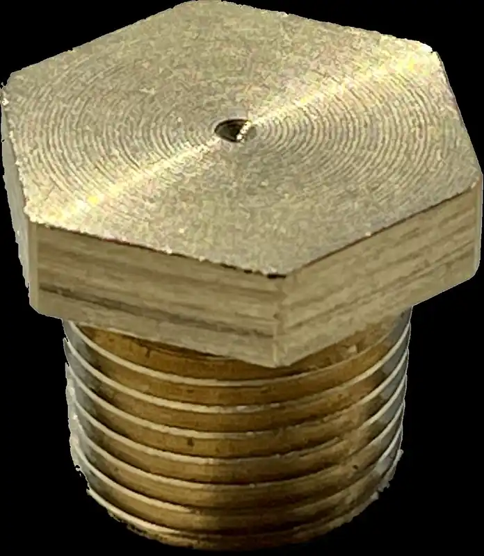 CaptiveAire 12A06 1/8 NPT Vent Limiting Orifice Brass Plug