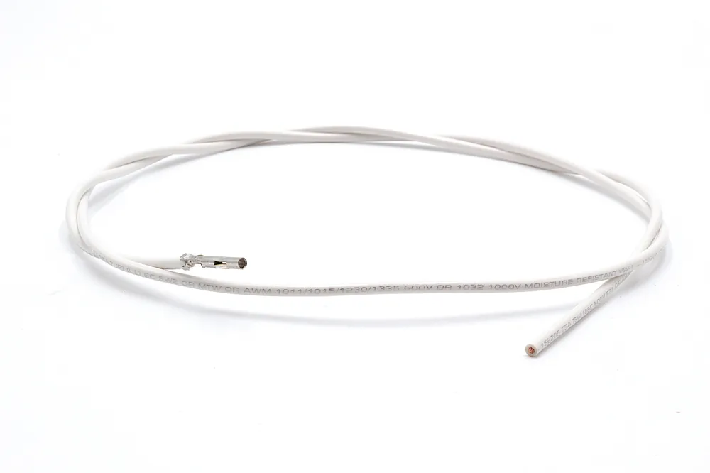 CaptivAire WIRE_CRIMPED_WT50 White Wire With Universal MATE-N-LOK Crimp - 50
