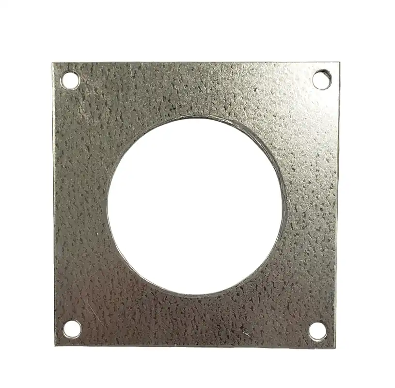CAPTIVEAIRE M1101H1W Sheet Metal Cover Plate for Industrial Flame Observation Port