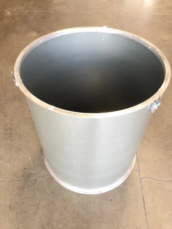 CaptiveAire WBE-NCA8/DU30/DU33-36 Windband Extension Assembly for Centrifigual Upblast Fan with 11.75 Wheel 27.350 OD 36 Height