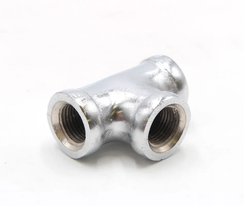 CAPTIVEAIRE TEE 0.375In NPT Chrome Plated Tee Fitting