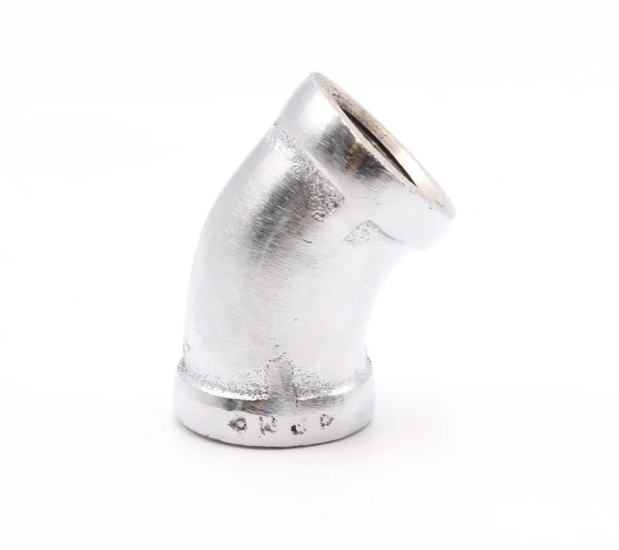 CaptiveAire ELB-45 0.375in NPT Chrome Plated Fitting 45 Degree Elbow