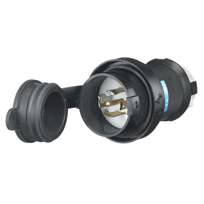 Hubbell Wiring Device-Kellems HBL2511SW HWD 3-Phase Grounding Watertight Cord Mount Locking Plug
