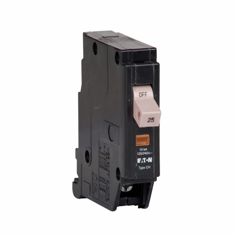 Eaton CHF125 Type CHF Standard Circuit Breaker With Mechanical Trip Flag 120/240 VAC 25 A 10 kA Interrupt