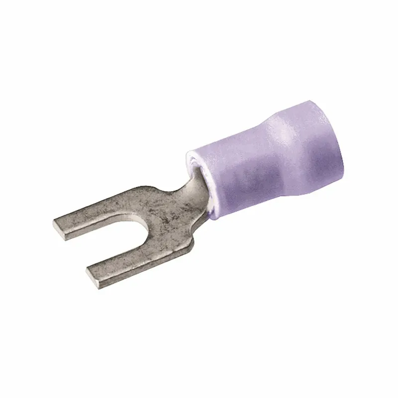BURNDY TP146F Insulated Brazed Fork Terminal 600V #16-#14 #3-#6 Stud