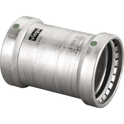 Viega 90670 4 MegaPress XL 316 Stainless Steel Coupling without Stop