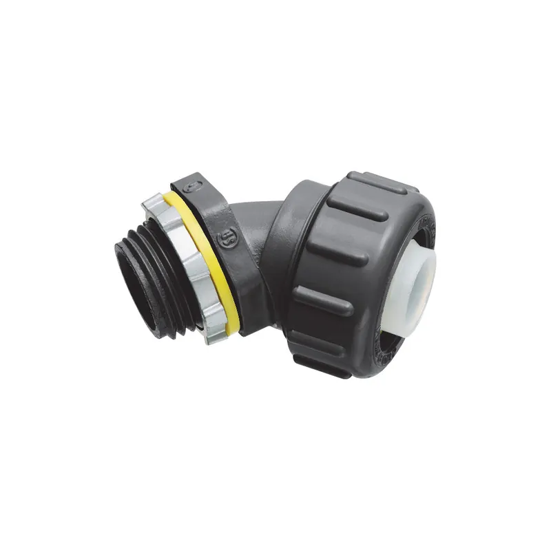 Arlington NMLT4538BL Non Metallic 45 Degree Connector 3/8