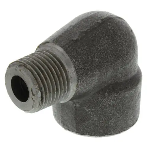 Merit Brass C3503-12 3/4 3000# A105N Carbon Steel Street 90 Elbow NPT