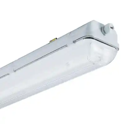 Lithonia Lighting XWL232MV 32 W 2-Lamp 120 to 277 Volt Steel Enclosed Fluorescent Industrial Light Fixture