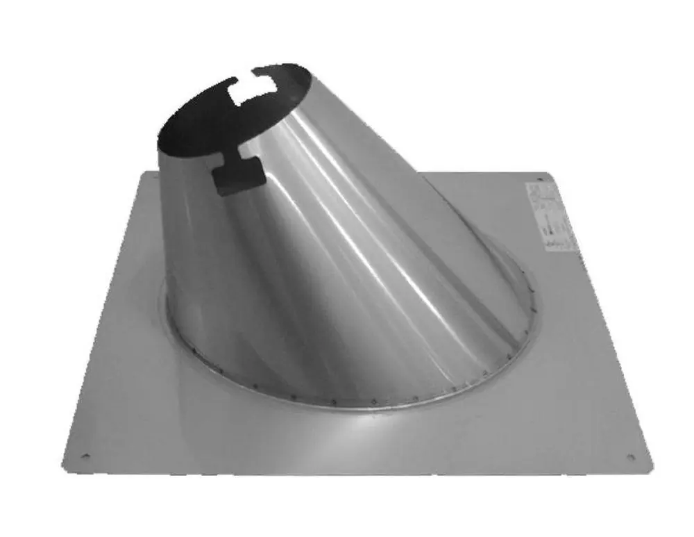 Noritz ADJRF34 Angled and Flat Adjustable Roof Flashing for 3 or 4 Vent Pipe