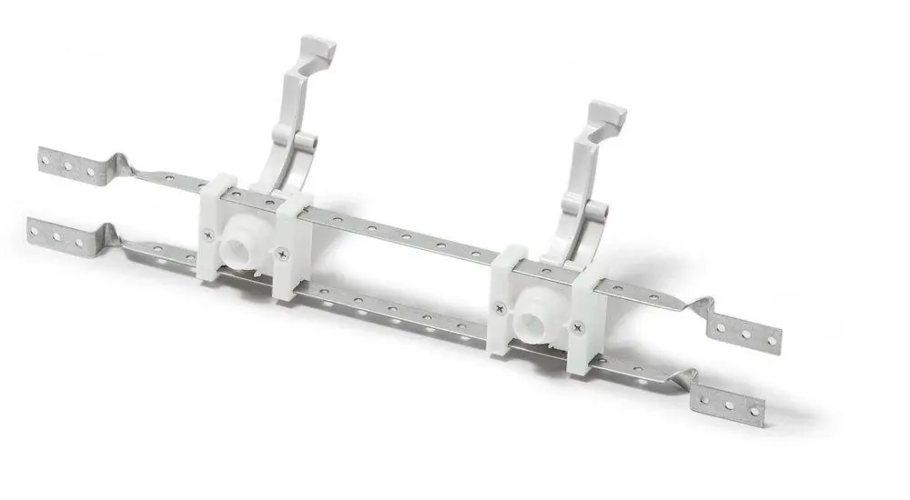 Sioux Chief 525-242PB StrongArm 24 x 1/2 x 2-1/4 x 2-1/8 in. 25 lb. Galvanized Steel and ABS Bracket with Lock Block