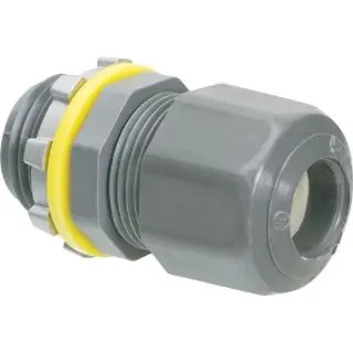 Arlington LPCG50W Low Profile Oiltight Strain Relief Cord Connector 1/2 in Trade .200 - .472 in