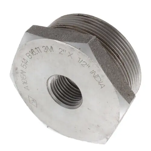 Merit Brass C3514-3212 2 x 3/4 3000# A105N Carbon Steel Hex Bushing NPT