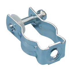 nVent CD8B Bolt Close Conduit/Pipe Clamp, Steel, 3 1/2 EMT, 3 1/2 Rigid/Pipe, 5/16 Hole