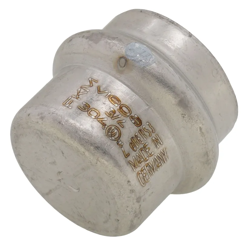 Viega 85362 3/4 ProPress 304 Stainless Cap w/ FKM Seal