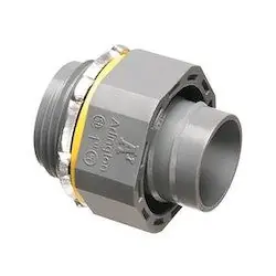Arlington NMSC100 Non Metallic Screw On Straight Liquid Tight Connector 1 in