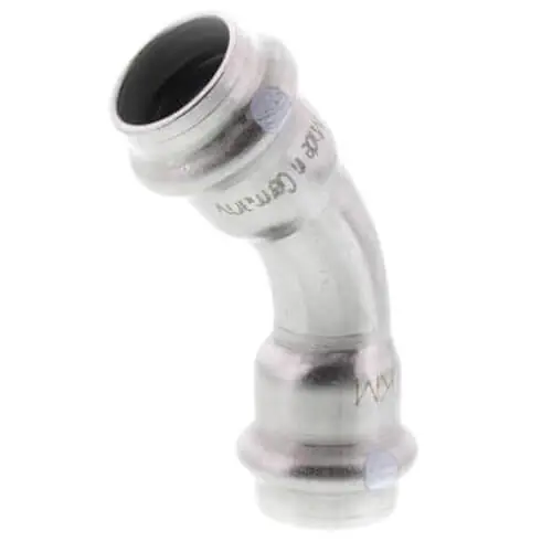 Viega 85452 3/4 ProPress 304 Stainless 45 Elbow w/ FKM Seal (P x P)