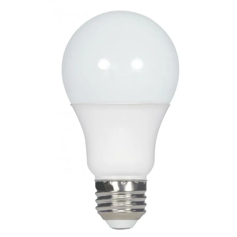 Satco S29810 11 Watt - A19 LED - 2700K - Medium Base - 220 Degree Beam Spread - 120 Volts