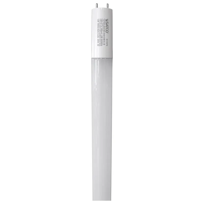 Satco S11976 12 Watt 48 Inch T8 LED G13 Base Dual Mode Hybrid Type A/B 4000K