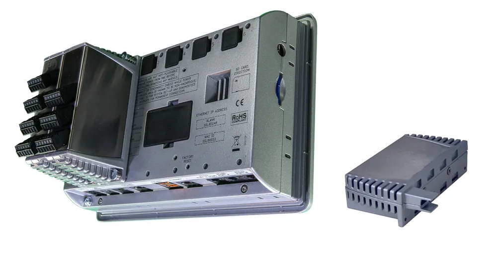 Red Lion GMDIOR00 Digital Graphite Module, I/O, 8 Inputs, 6 Relay Outputs