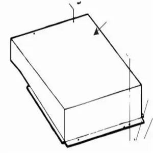 Weil-McLain 450-019-855 LGB Gas Boiler Collector Hood, Horizontal, Size E