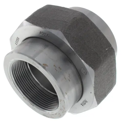 Merit Brass C3587-48 3 3000# A105N Carbon Steel Union NPT