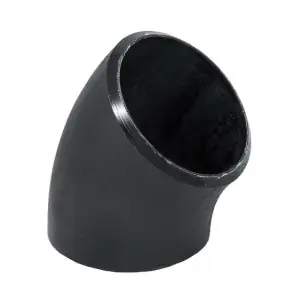 Allied Fitting F4LS2.5 2-1/2 inches CS Weld STD LR 45 ELL B16.9 A234 WPB IMP