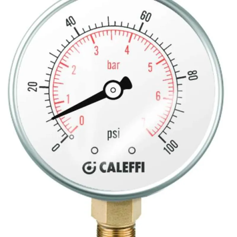 Caleffi NA10363 Pressure Gage 0-60 PSI 1/4 NPT