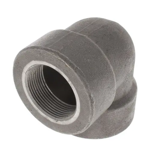Merit Brass C3501-24 1-1/2 3000# A105N Carbon Steel 90 Elbow NPT
