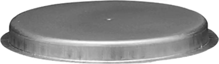 Hart & Cooley 16213 B-Vent Tee Cap, 5 Dia Aluminum RTC Model