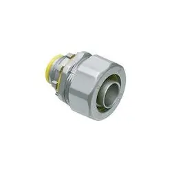 Arlington LT50A Straight Zinc Die-Cast Connector Insulated Throat 1/2 Trade