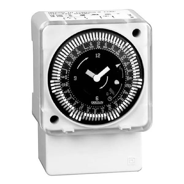 Intermatic MIL72ASTUZ-24 Time Switch, Clock Face, 24 Hour