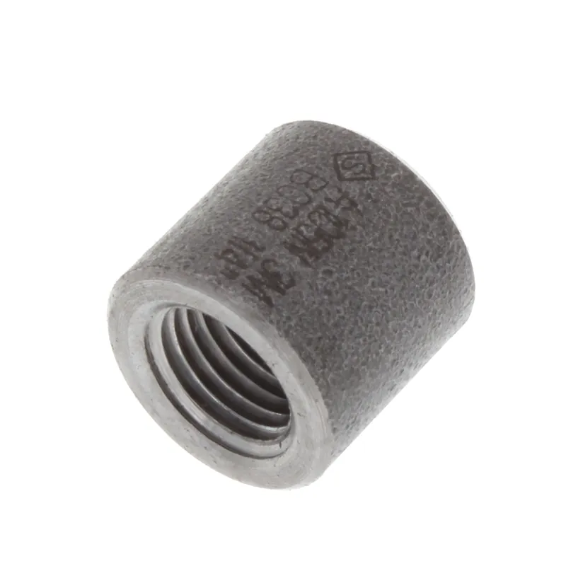 Merit Brass C3511H-04 1/4 3000# A105N Carbon Steel Half Coupling NPT