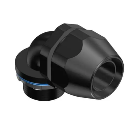 T&B LT9100P 1 90-Degree Non-Metallic Liquid Tight Bullet Connector